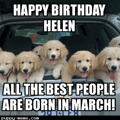 All the best people are born in March