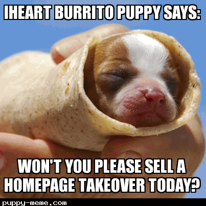 iHeart Burrito Puppy