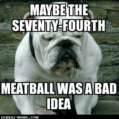 Meatball dog