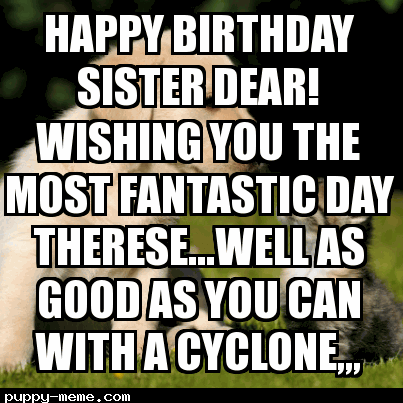 Happy birthday Therese