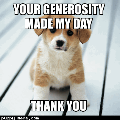 generosity  dog