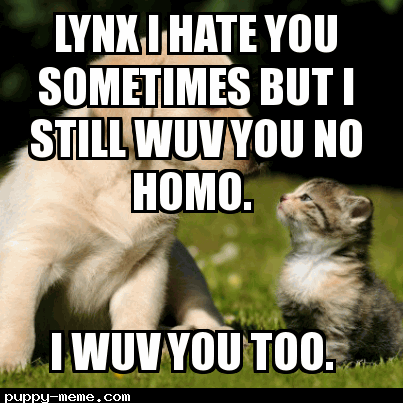I hate you sometimes lynx
