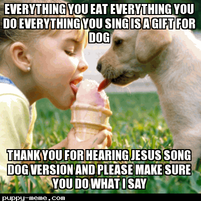 Jesus song just dog version