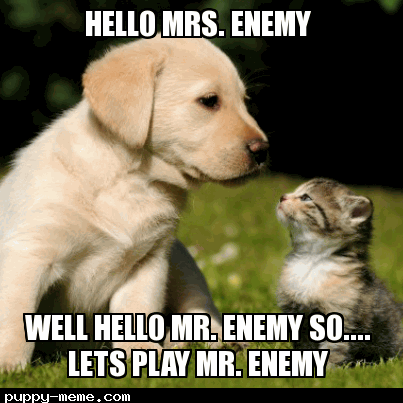 enemy conversation